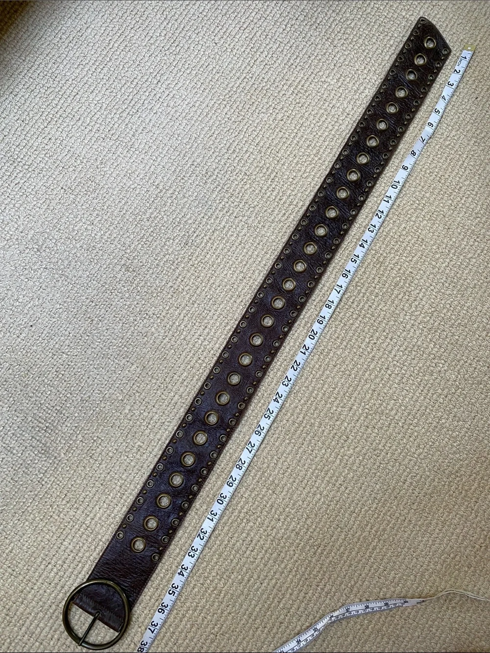 Streets Ahead Genuine Brown Leather Belt